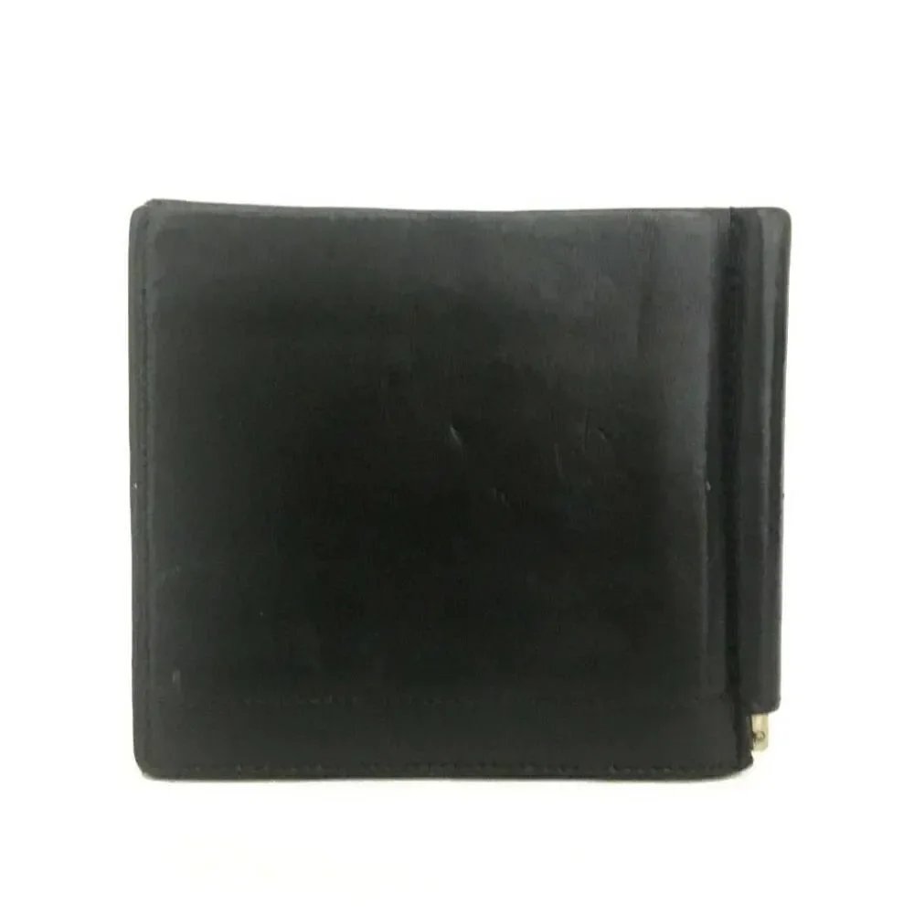 Salvatore Ferragamo Black Leather Bifold Wallet /1A7776. 668132